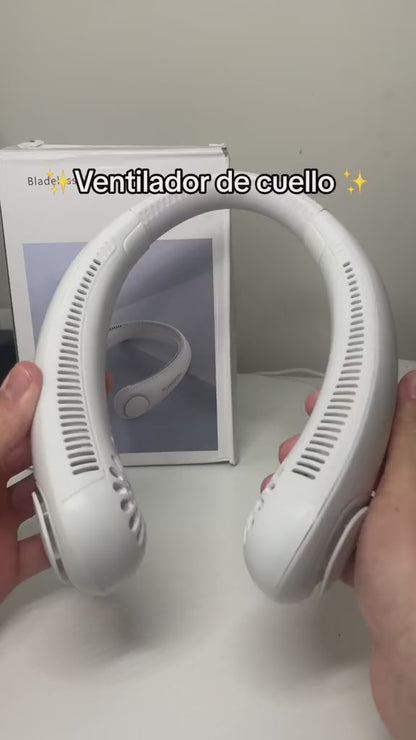 Abanico portátil de Cuello, Recargable