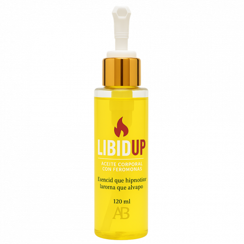 ACEITE CORPORAL CON FEROMONAS LIBIDUP 120ML (Hombre )