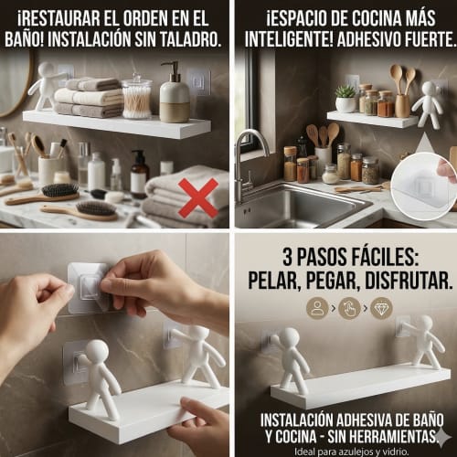 Organizador de Baño Y/O Cocina Aderente