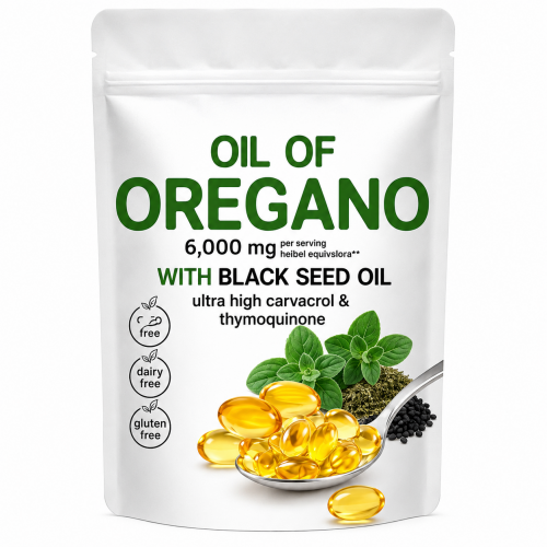 Aceite de orégano y comino Negro